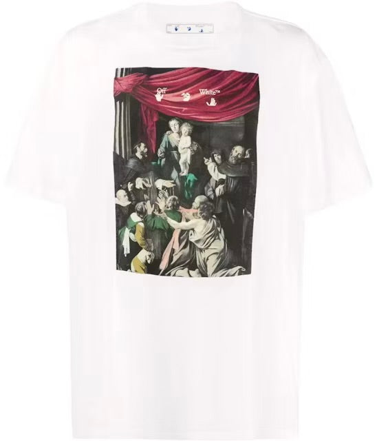 Off-White Caravaggio Painting S/S Oversized White T-Shirt | Hype Vault Kuala Lumpur