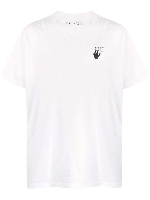 Off-White Pascal Arrow S/S Oversized White T-Shirt - Hype Vault 