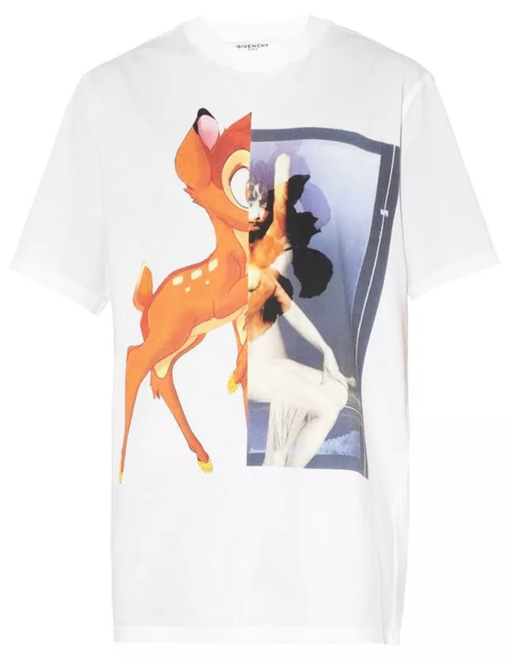 Givenchy Bambi Printed T-Shirt White Oversized Fit | Hype Vault Kuala Lumpur