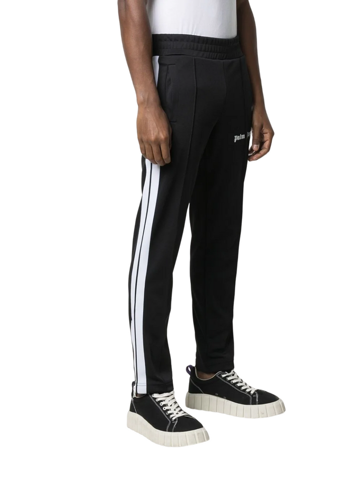 Palm Angels Slim Track Pants Black White | Hype Vault Kuala Lumpur