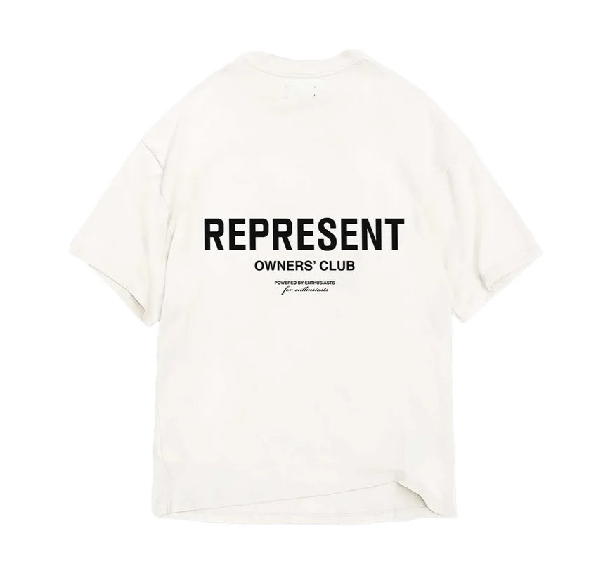 Represent Owners Club T-Shirt Flat White