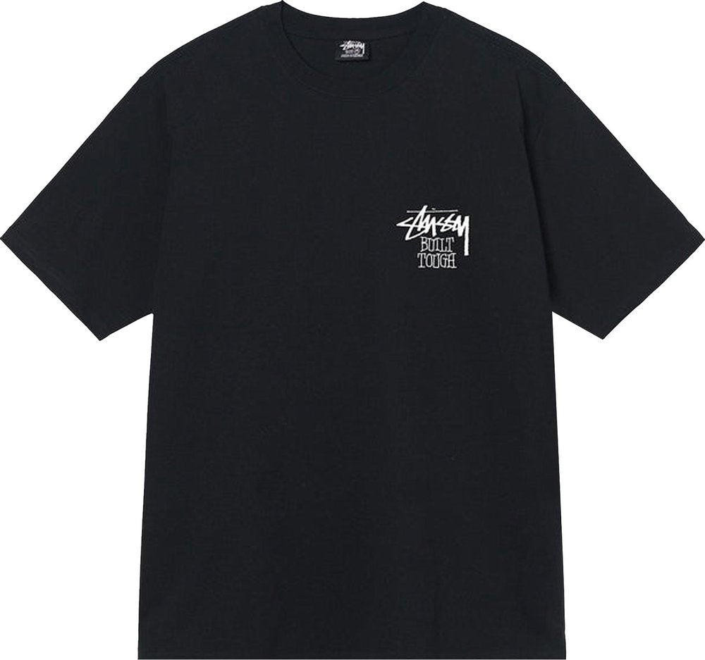 Stussy Built Tough Tee Black | Hype Vault Kuala Lumpur | Asia's Top Trusted High-End Sneakers and Streetwear Store | Guaranteed 100% authentic