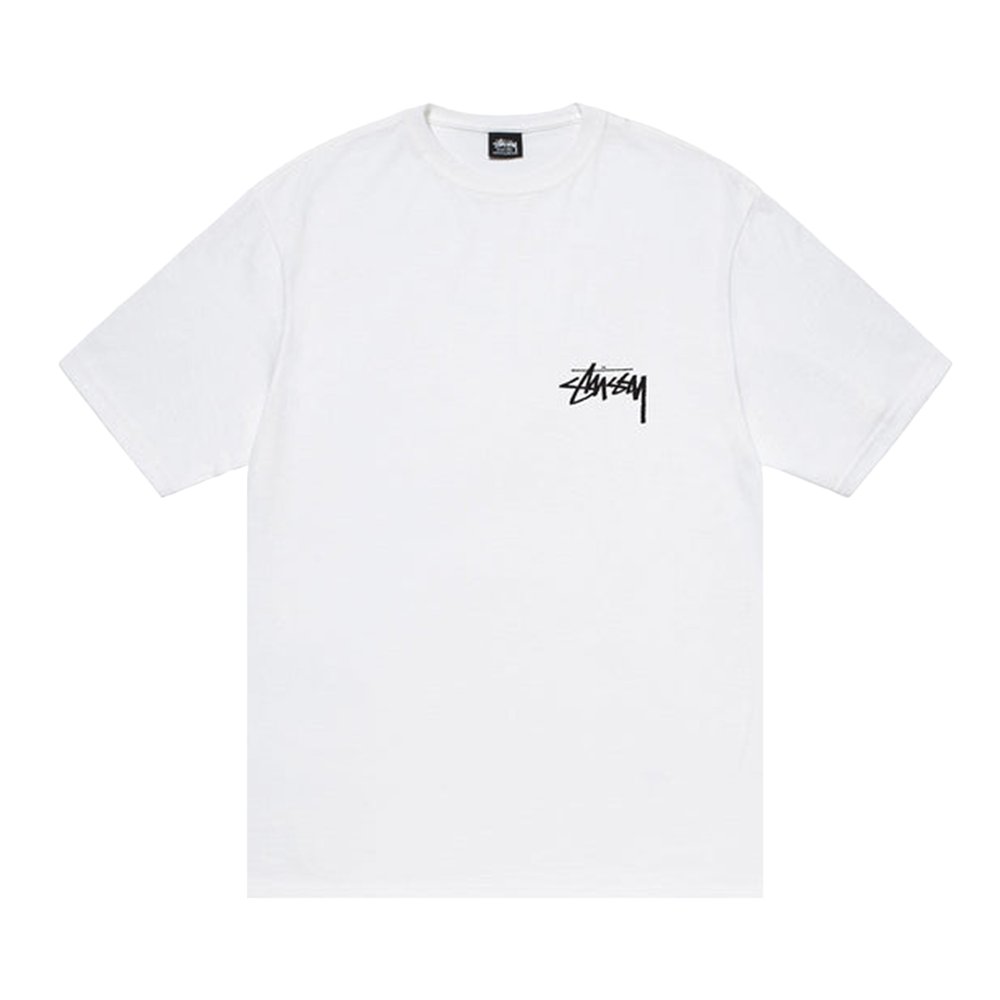 Stussy 8 Ball Fade Tee White | Hype Vault Kuala Lumpur | Asia's Top Trusted High-End Sneakers and Streetwear Store | Guaranteed 100% authentic