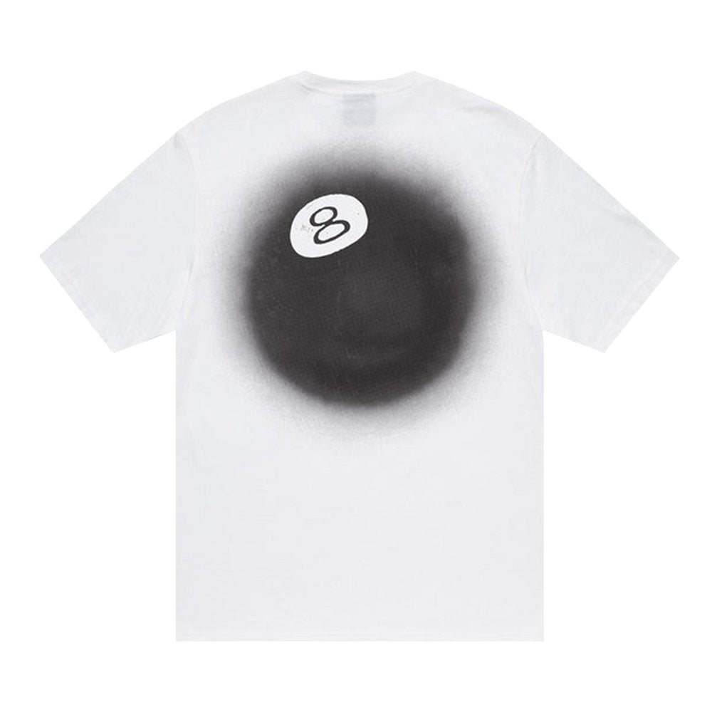 Stussy 8 Ball Fade Tee White | Hype Vault Kuala Lumpur | Asia's Top Trusted High-End Sneakers and Streetwear Store | Guaranteed 100% authentic