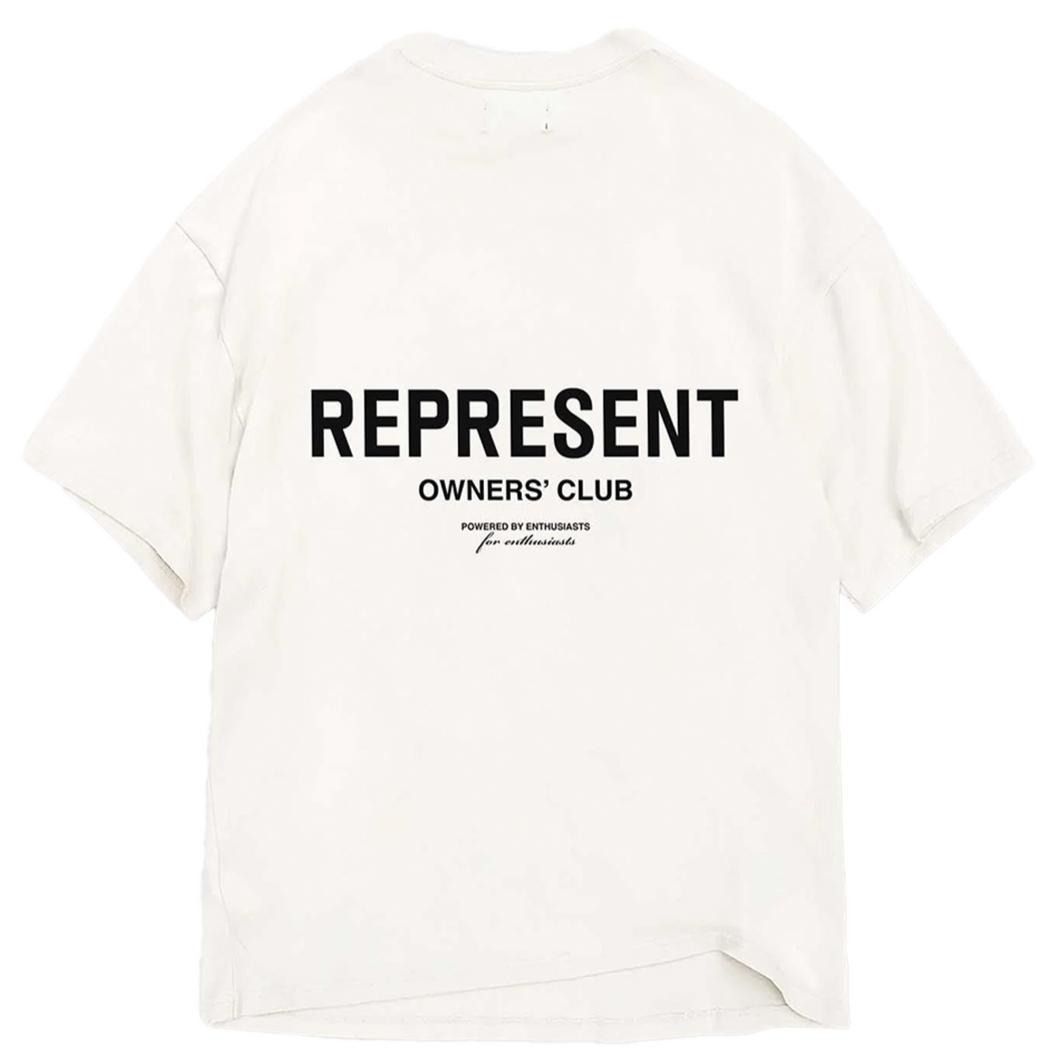 Represent Owners Club T-Shirt Flat White | Hype Vault