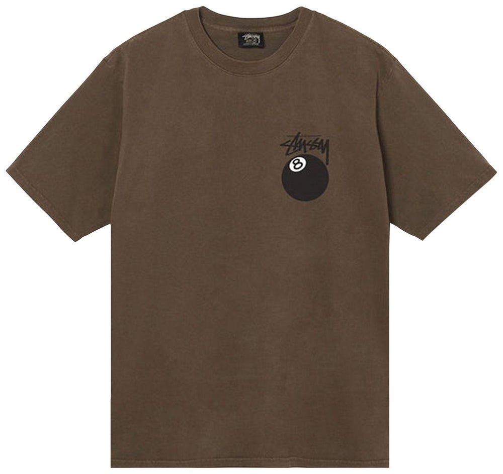 Stussy 8 Ball Pigment Dyed Tee Coffee (SS22) | Hype Vault