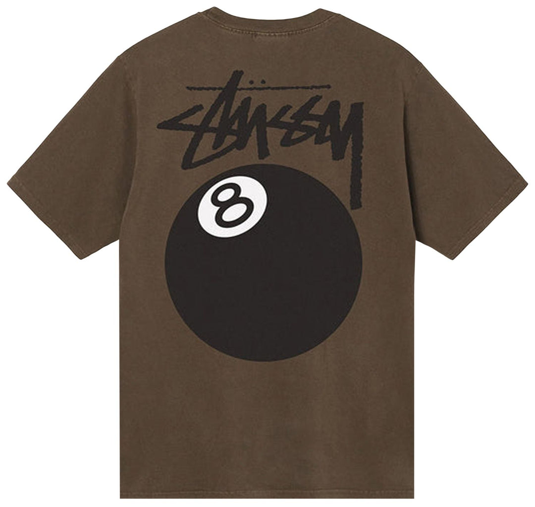 Stussy 8 Ball Pigment Dyed Tee Coffee (SS22) | Hype Vault