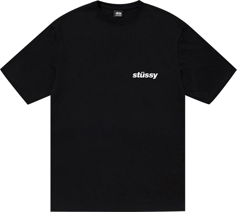 Stussy Popsicle Tee Black | Hype Vault Kuala Lumpur | Asia's Top Trusted High-End Sneakers and Streetwear Store | Guaranteed 100% authentic