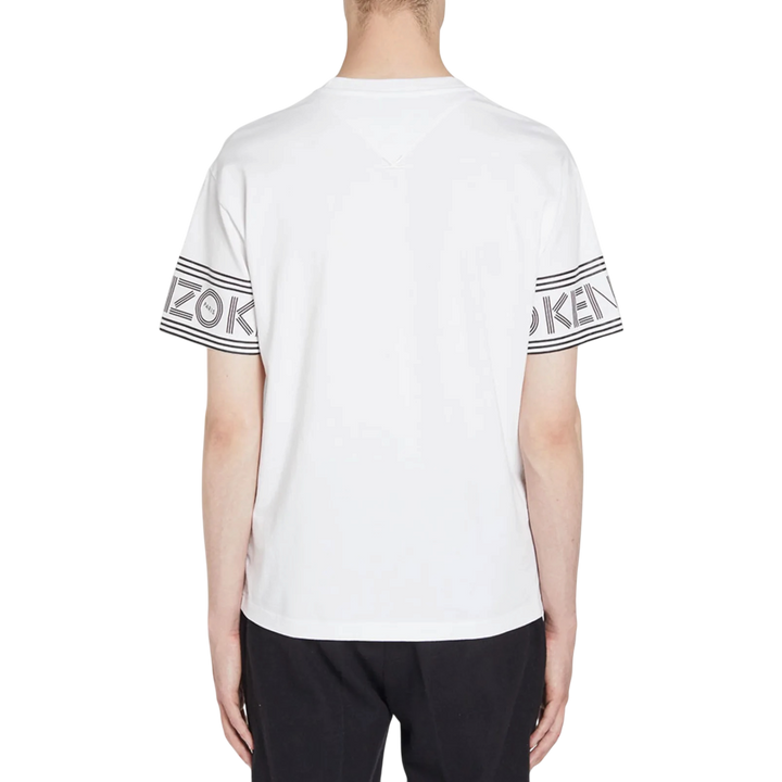 Kenzo Cuff Logo Cotton Short Sleeve T-Shirt 'White' - Hype Vault 