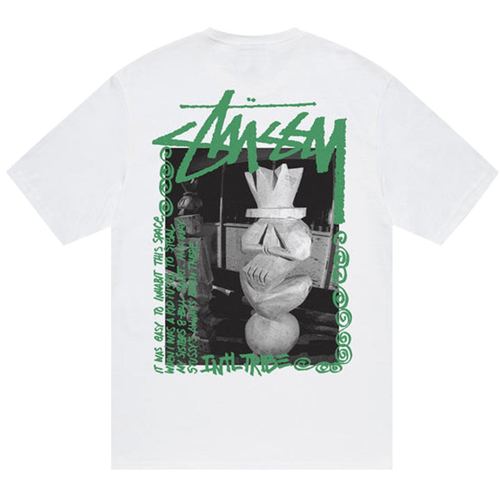 Stussy Tiki Tee White | Hype Vault Kuala Lumpur | Asia's Top Trusted High-End Sneakers and Streetwear Store | Guaranteed 100% authentic