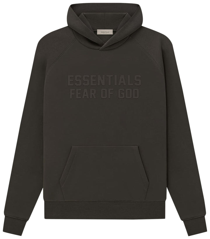 Fear of God Essentials Hoodie 'Off Black' (SS23) | Hype Vault