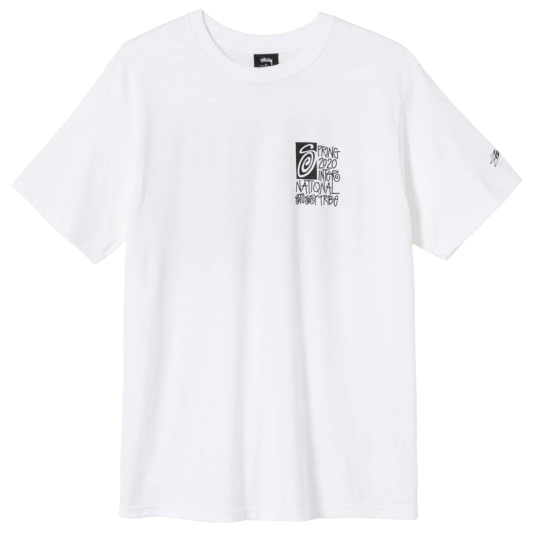 Stussy Knight Tee White  | Hype Vault Kuala Lumpur | Asia's Top Trusted High-End Sneakers and Streetwear Store