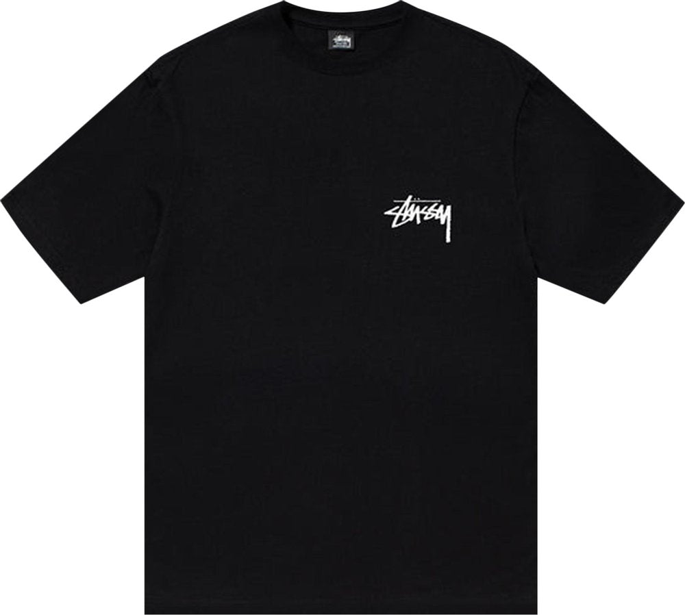 Stussy Plush Tee Black | Hype Vault Kuala Lumpur | Asia's Top Trusted High-End Sneakers and Streetwear Store | Guaranteed 100% authentic