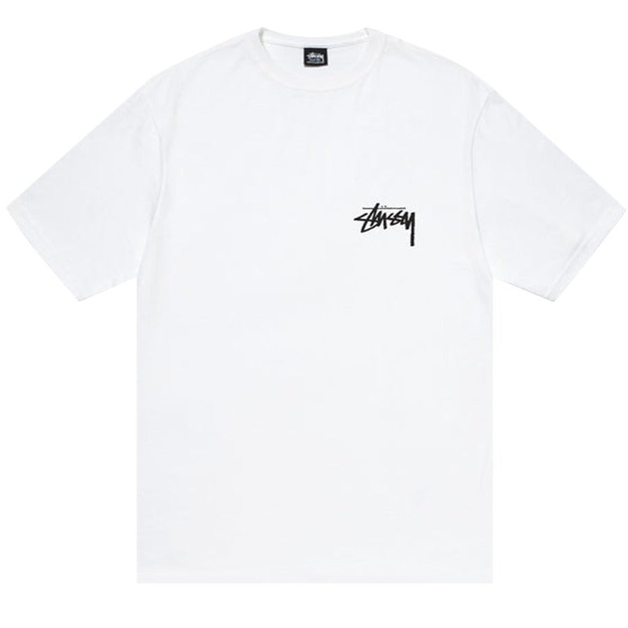 Stussy Plush Tee White | Hype Vault Kuala Lumpur | Asia's Top Trusted High-End Sneakers and Streetwear Store | Guaranteed 100% authentic