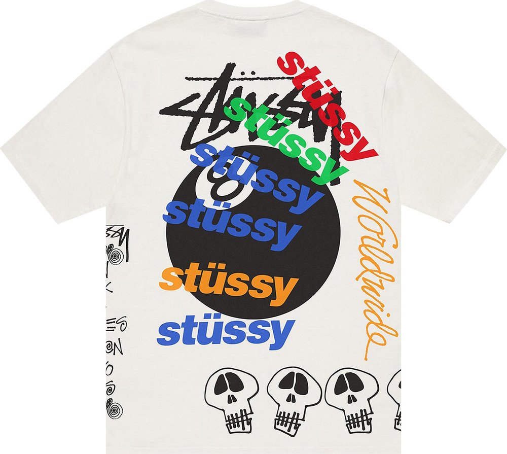Stussy Test Strike Pigment Dyed Tee Natural | Hype Vault Kuala Lumpur | Asia's Top Trusted High-End Sneakers and Streetwear Store