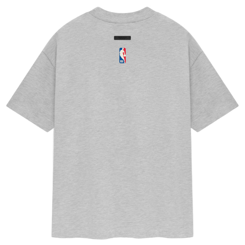 Fear of God Essentials NBA Hawks Tee ‘Light Heather Grey’ | Hype Vault