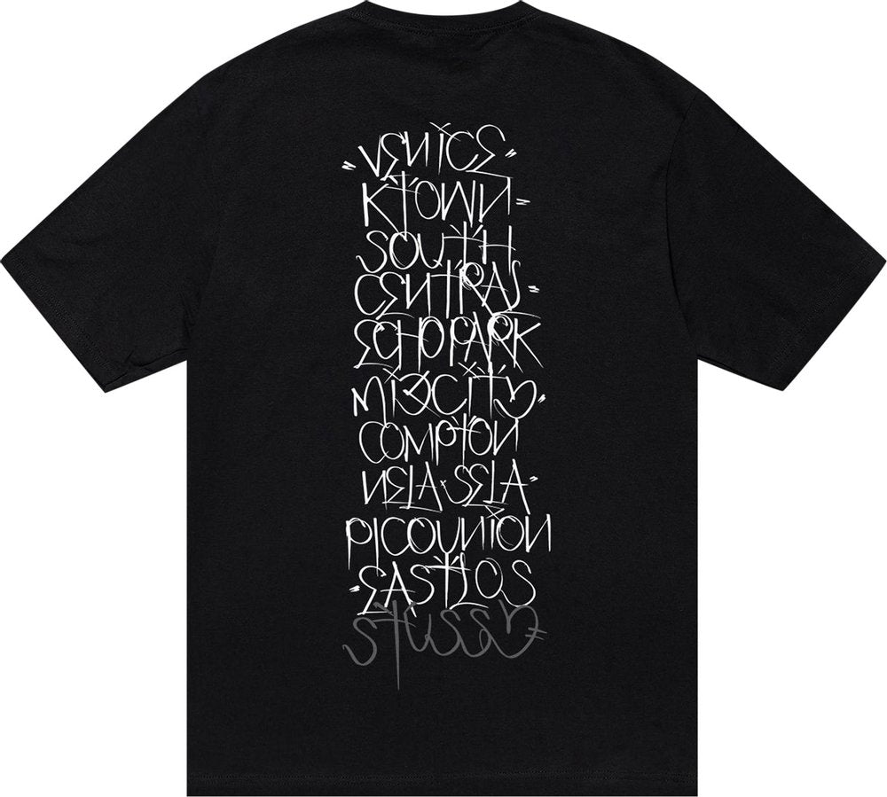 Stussy x Born X Raised Handstyles Tee Black | Hype Vault Kuala Lumpur | Asia's Top Trusted High-End Sneakers and Streetwear Store | Guaranteed 100% authentic