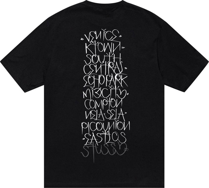 Stussy x Born X Raised Handstyles Tee Black | Hype Vault Kuala Lumpur | Asia's Top Trusted High-End Sneakers and Streetwear Store | Guaranteed 100% authentic