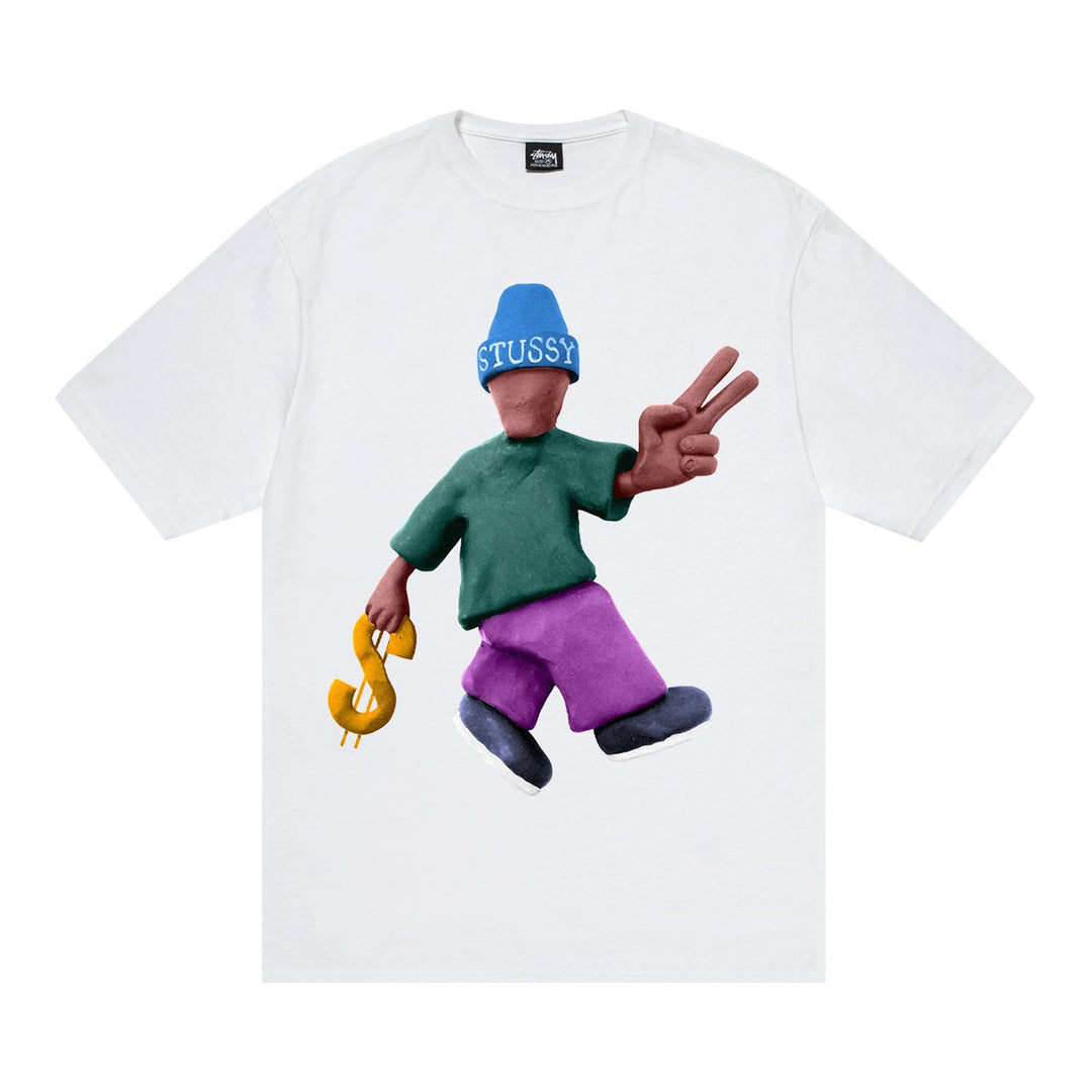 Stussy Peace & Prosperity Tee 'White' (FW23) | Hype Vault