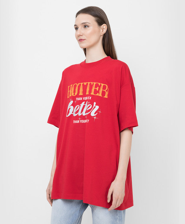 Vetements Hotter Than Your Ex T-Shirt Red | Hype Vault Kuala Lumpur