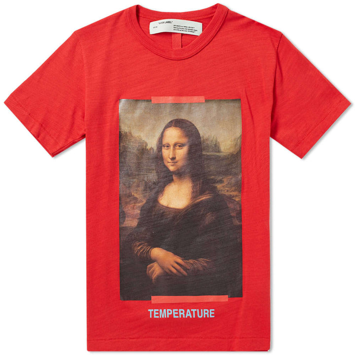 Off-White Monalisa Slim Tee Red | Hype Vault Kuala Lumpur | Asia's Top Trusted High-End Sneakers and Streetwear Store