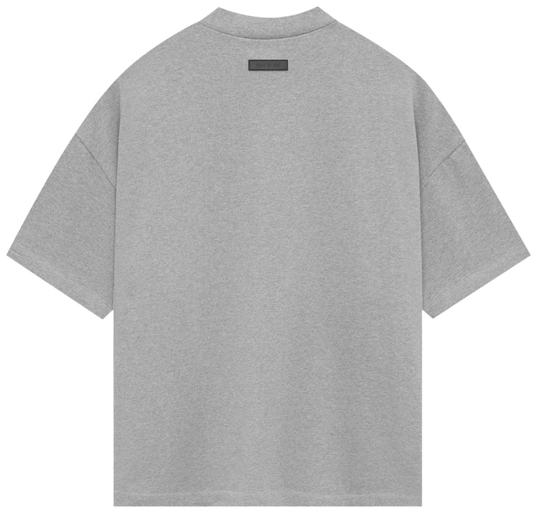 Fear of God Essentials Heavy Jersey Short-Sleeve Tee 'Dark Heather Oatmeal' (FW23) | Hype Vault