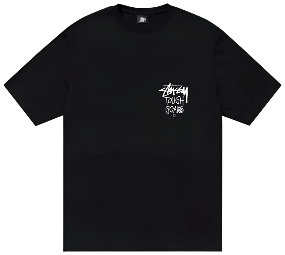 Stussy Tough Gear Tee Black | Hype Vault Kuala Lumpur | Asia's Top Trusted High-End Sneakers and Streetwear Store