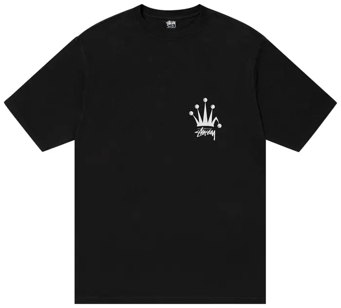 Stussy Regal Crown Pigment Dyed Tee Black | Hype Vault