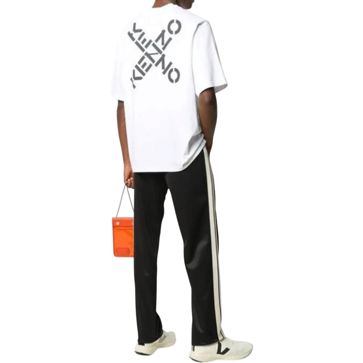 Kenzo SS21 Back Cross Logo Oversized Tee ‘White’ (SS21) - Hype Vault 