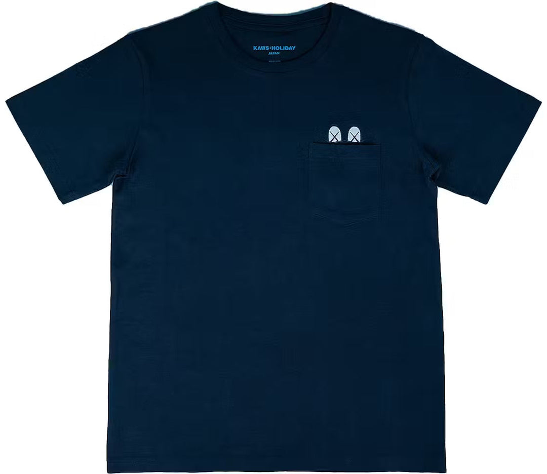 KAWS HOLIDAY JAPAN Pocket T-Shirt Navy (SS19) (Asia Sizing)