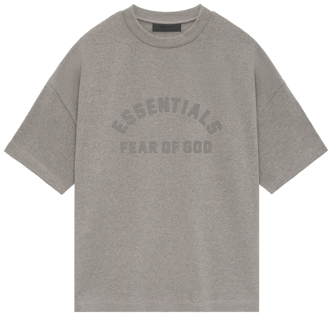 Fear of God Essentials Heavy Short-Sleeve Tee 'Heather Grey' (SS24)