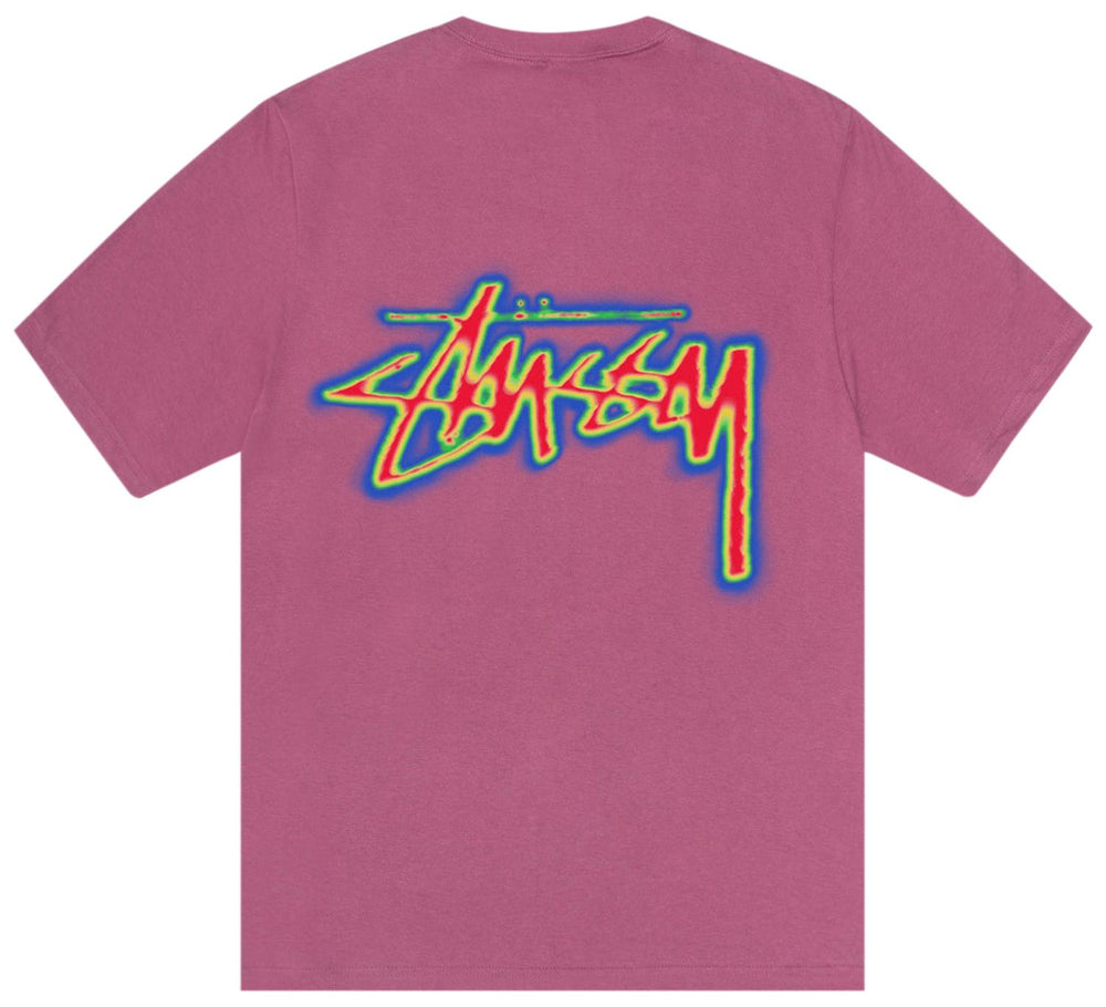 Stussy Thermal Stock Tee Berry (SS24) | Hype Vault