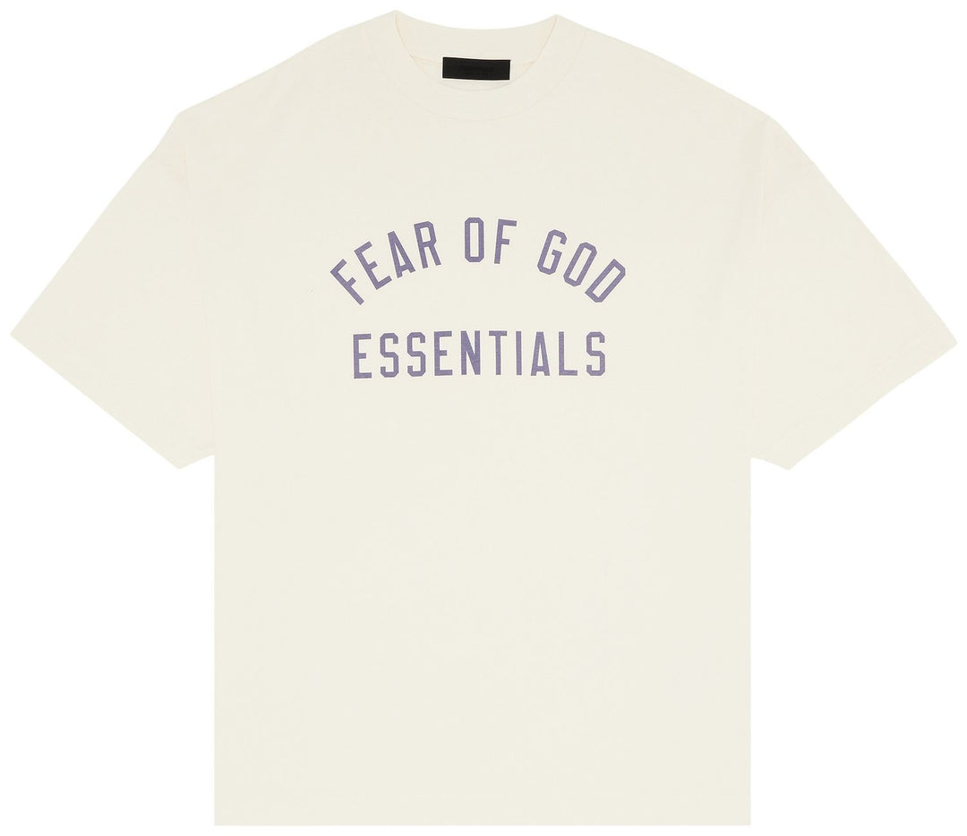 Fear of God Essentials Jersey Crewneck Tee 'Shell' (FW24) | Hype Vault