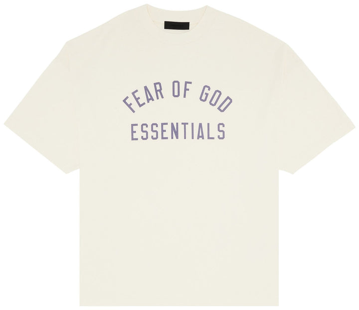 Fear of God Essentials Jersey Crewneck Tee 'Shell' (FW24) | Hype Vault