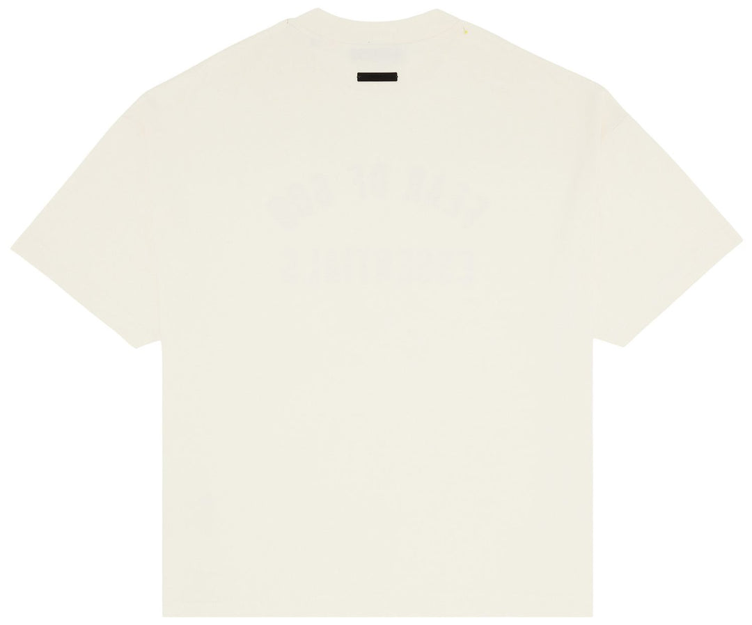 Fear of God Essentials Jersey Crewneck Tee 'Shell' (FW24) | Hype Vault