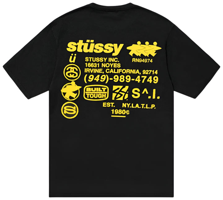 Stussy DNA Pigment Dyed Tee Black | Hype Vault