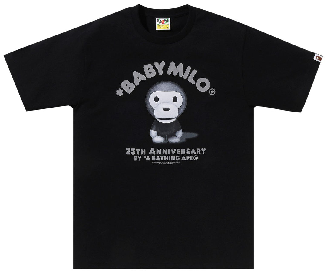 BAPE Black Baby Milo '25th Anniversary' Photo T-shirt Black | Hype Vault