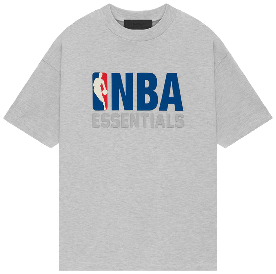 Fear of God Essentials x NBA Tee 'Light Heather' (FW24) | Hype Vault