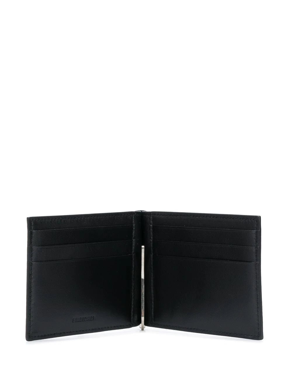 Balenciaga Cash Moneyclip Wallet In Black Grained Calfskin | Hype Vault Kuala Lumpur