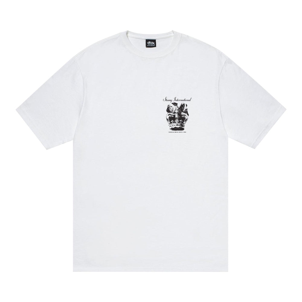 Stussy Dog Crown Tee 'White' (FW24) | Hype Vault