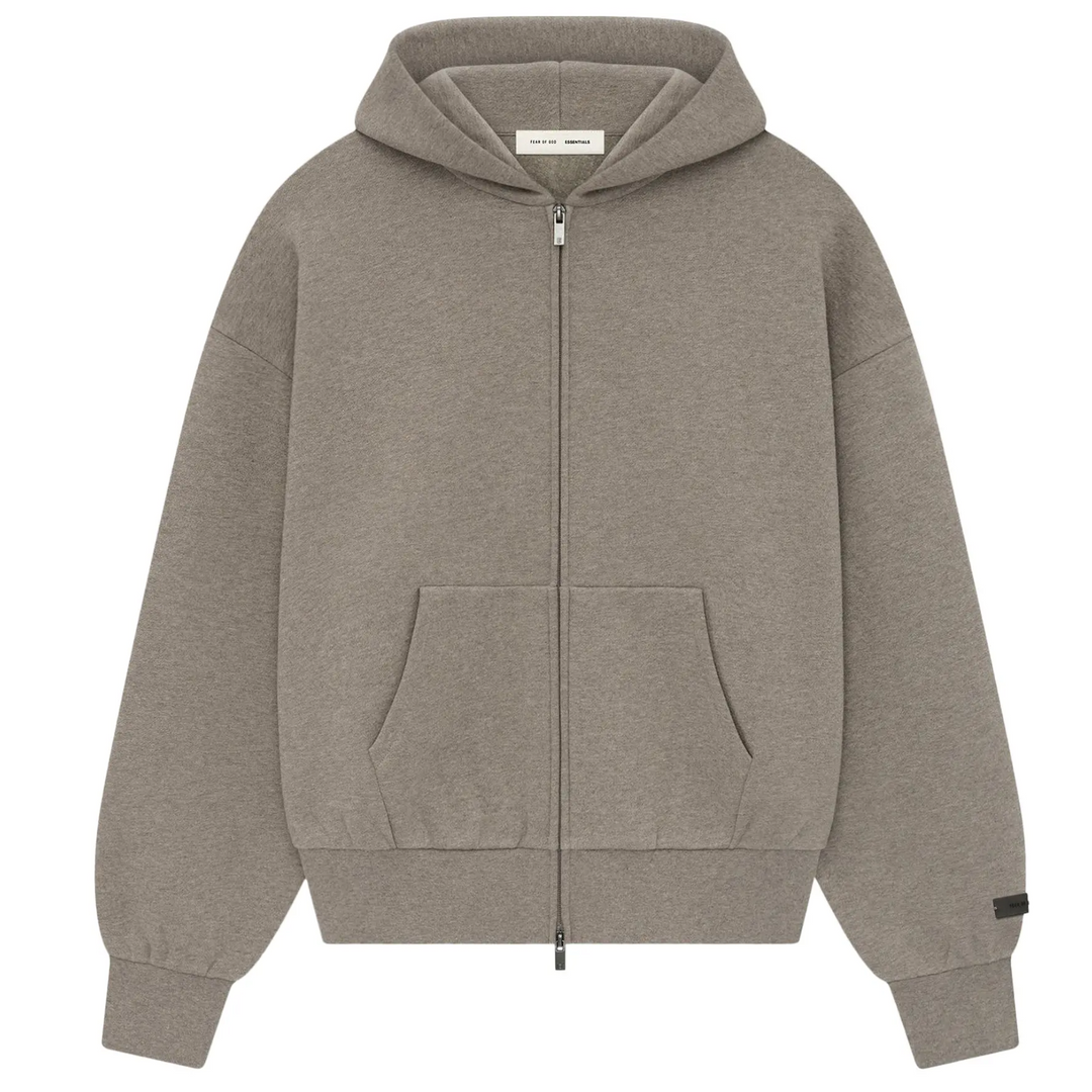 Fear of God Essentials Classic Full Zip-Up Hoodie 'Homestead Heather' (SS25)