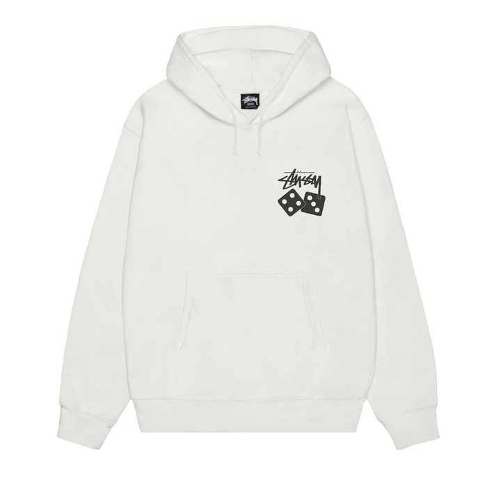 Stussy Dice Hoodie Pigment Dyed 'Off-White' (SS25)