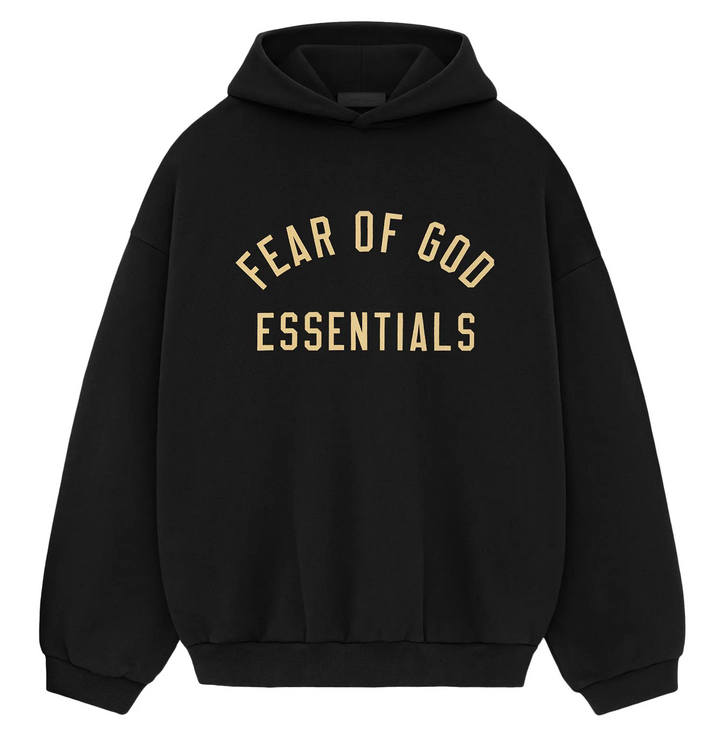 Fear of God Essentials Fleece Hoodie Black (FW24)