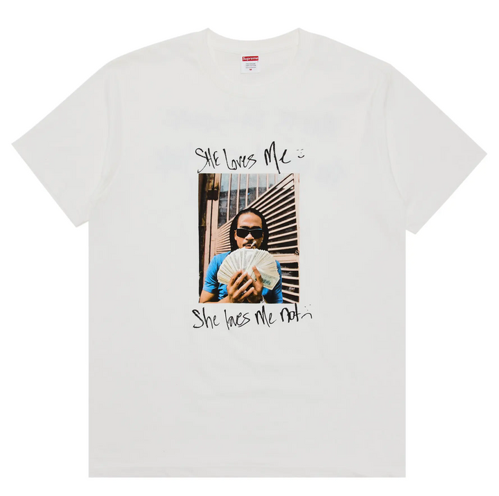 Supreme Max B Tee White (SS25)