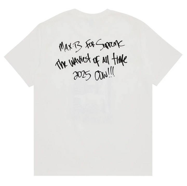 Supreme Max B Tee White (SS25)