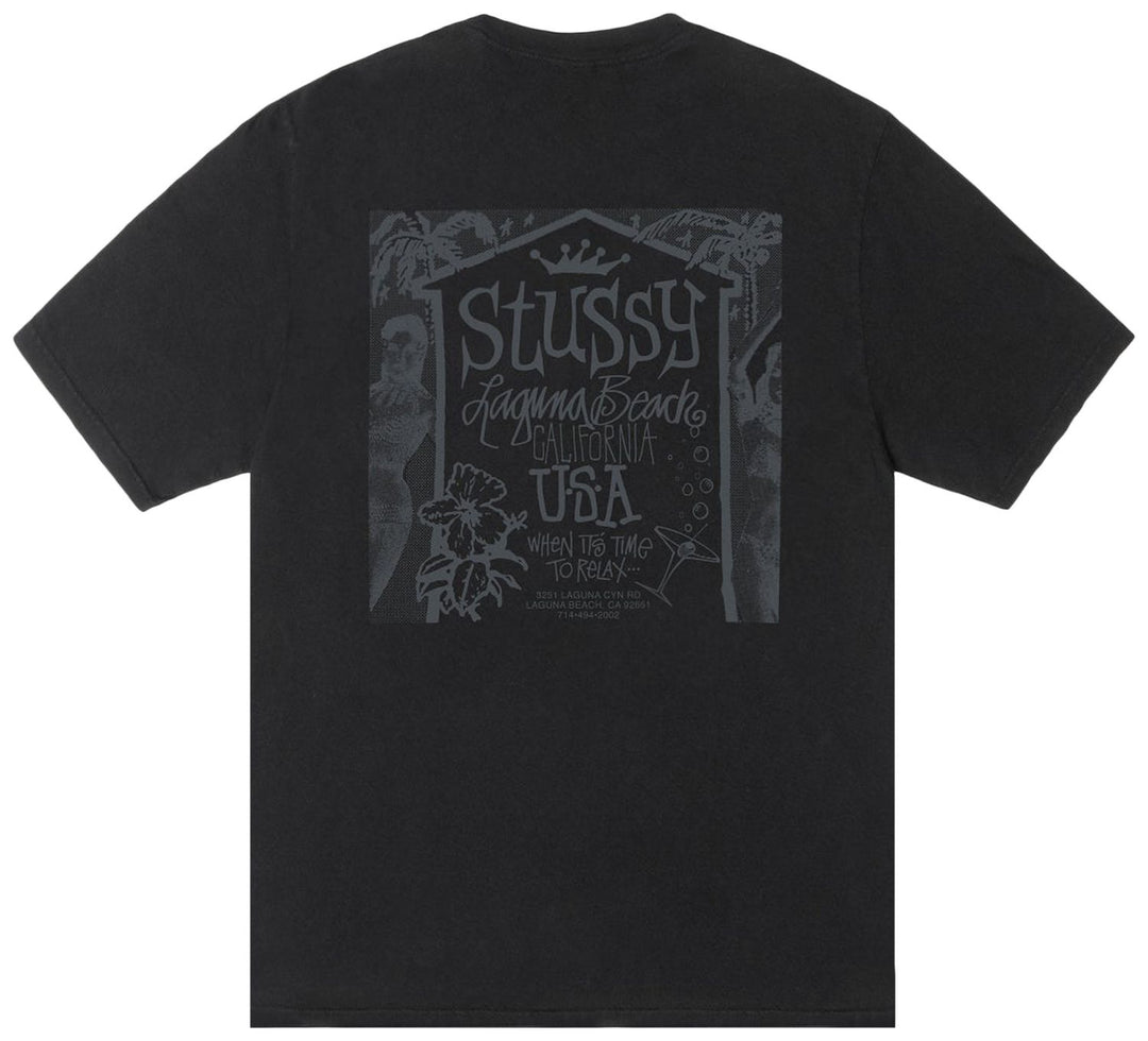 Stussy Beach House Pigment Dyed Tee ‘Black’ | Hype Vault