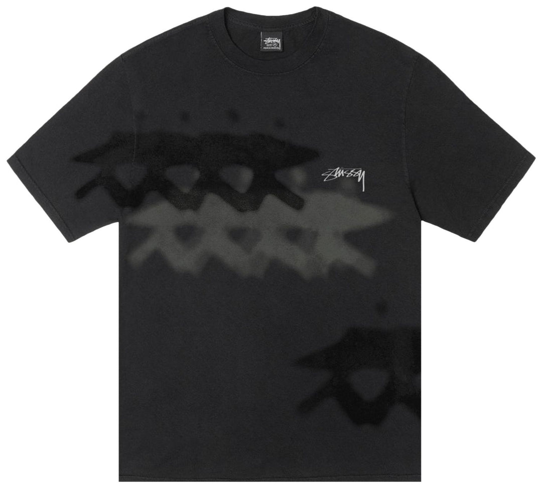Stussy Low Tide Tee Pigment Dyed ‘Black’ (SS25) | Hype Vault