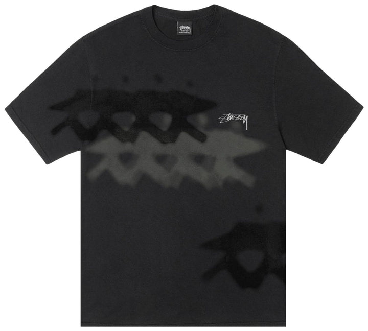 Stussy Low Tide Tee Pigment Dyed ‘Black’ (SS25) | Hype Vault