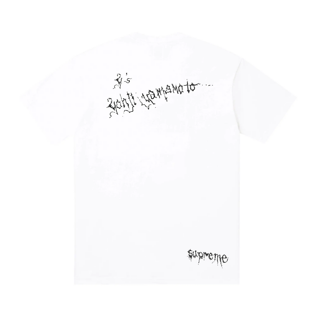 Supreme x Y’s Thinker Tee 'White' (FW25)