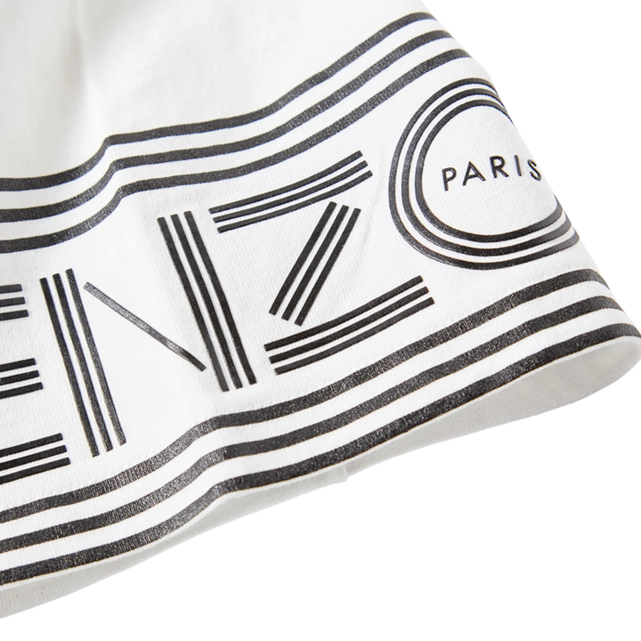 Kenzo Cuff Logo Cotton Short Sleeve T-Shirt 'White' - Hype Vault 